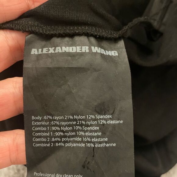 Alexander Wang mesh front detailed skirt, size 6 - Picture 6 of 6